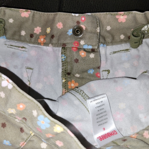 🏝 Vintage Gymboree Island Getaway Floral Print Bermuda Shorts Girls 6 Adj Waist - Picture 7 of 7